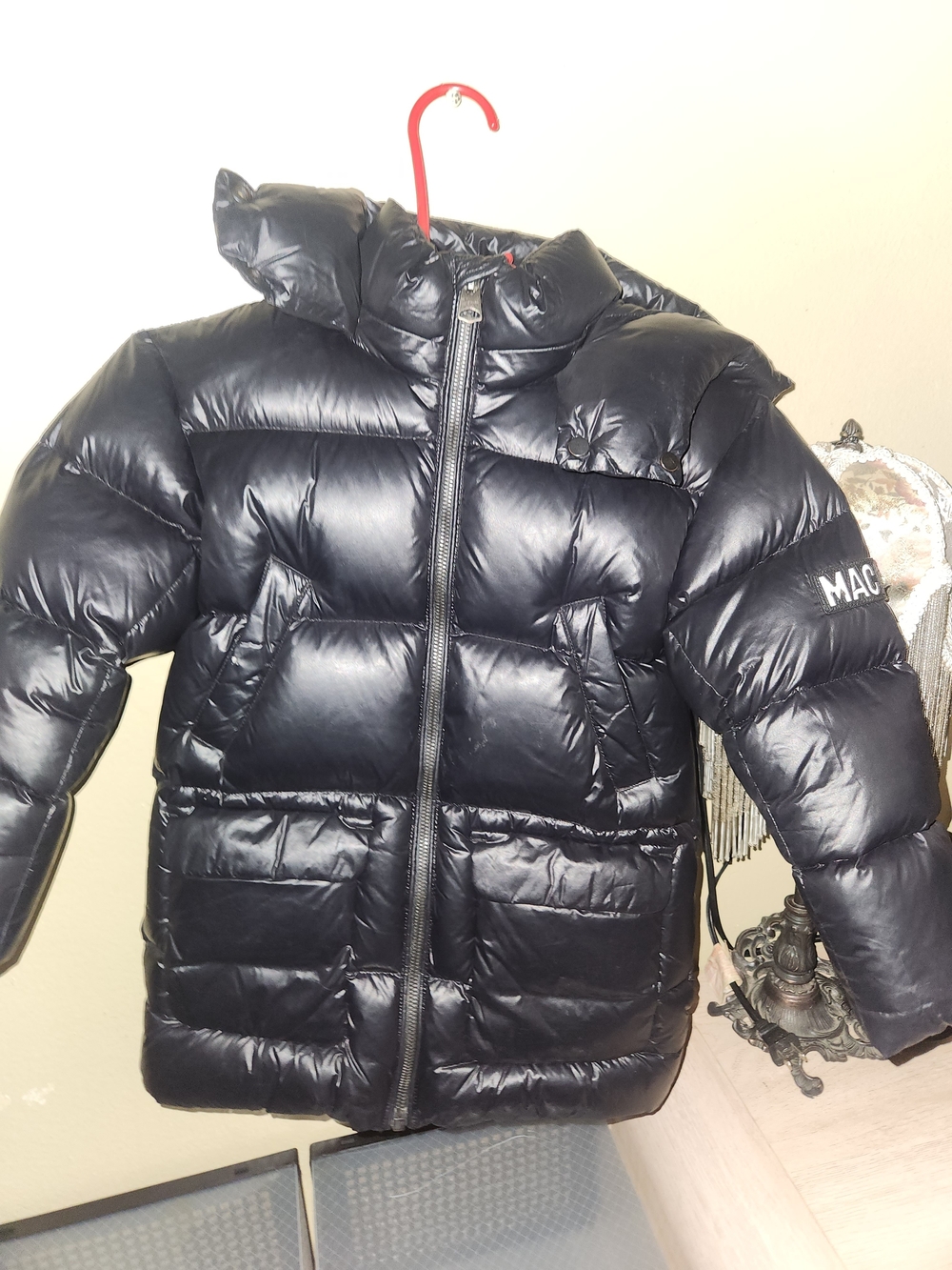 Mackage Kids Black Puffer Coat Size 4